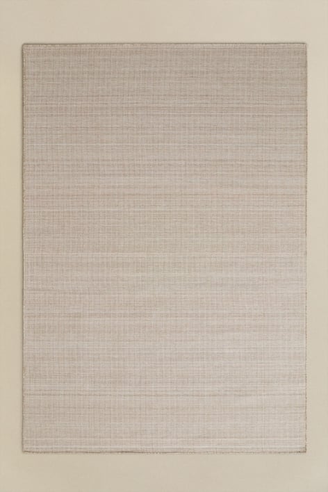 Alfombra rectangular en polietileno Fadrique - Beige Vintage 