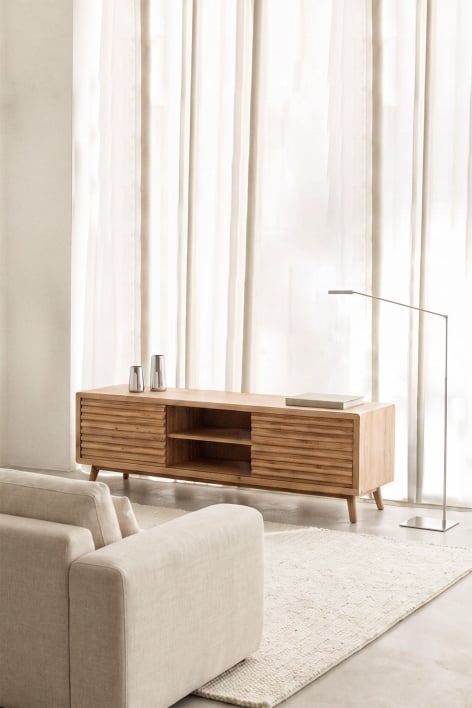 Mueble TV 160x45 cm en madera Deleyna