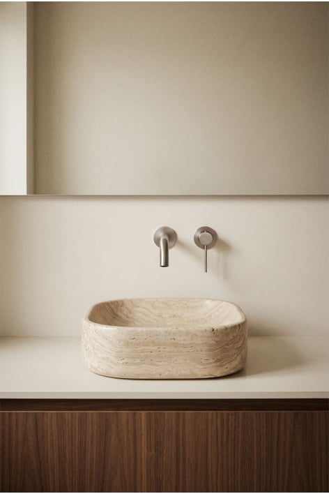 Lavabo en piedra natural Francesca - Travertino