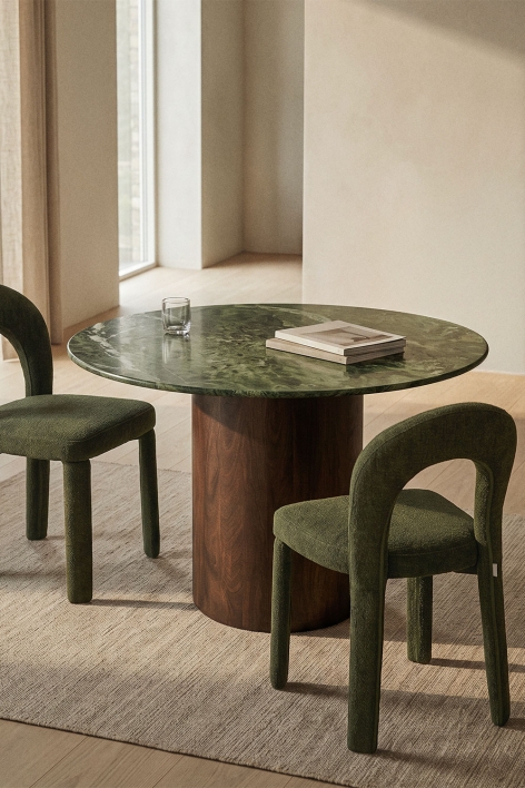 Mesa de comedor redonda Ø120 cm Luceida