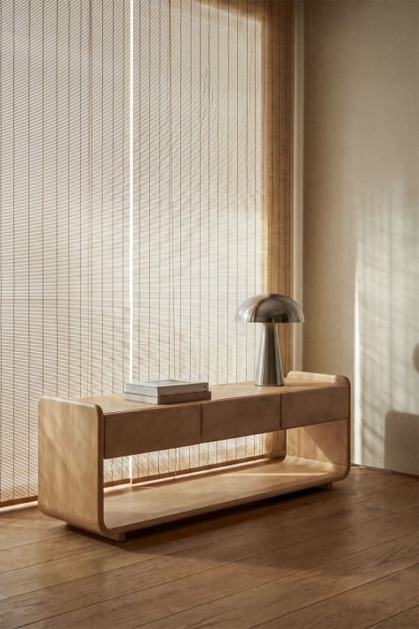 Mueble TV 140x40 cm en madera de mango Tinsley
