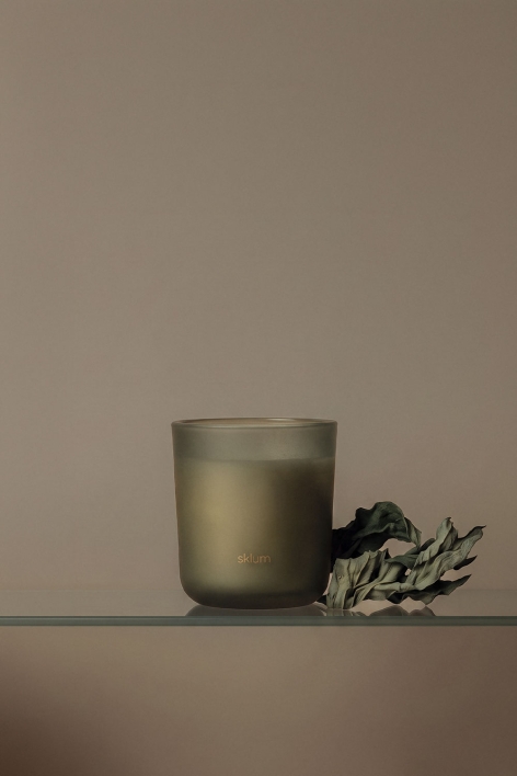 Vela aromática en vidrio Wild Basil