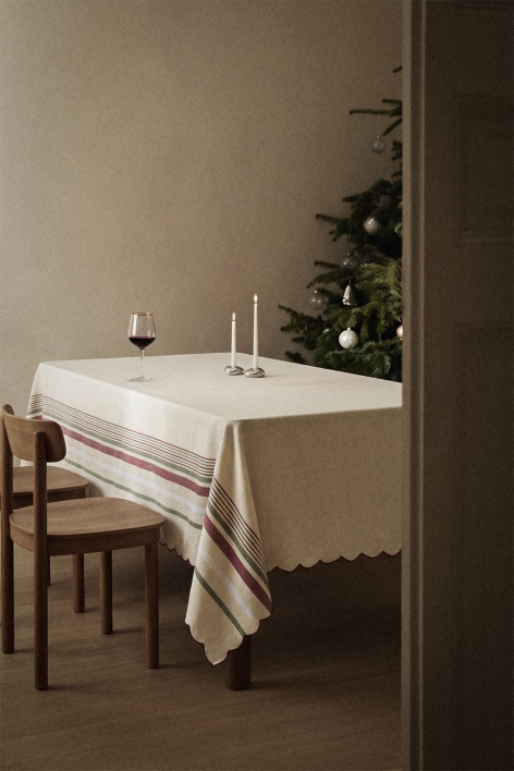 Mantel en algodón Cervik