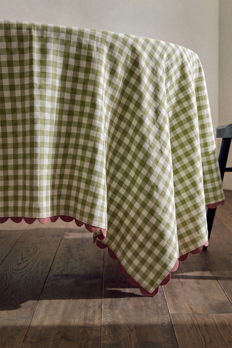 Mantel de Ø150 cm en algodón Isvel