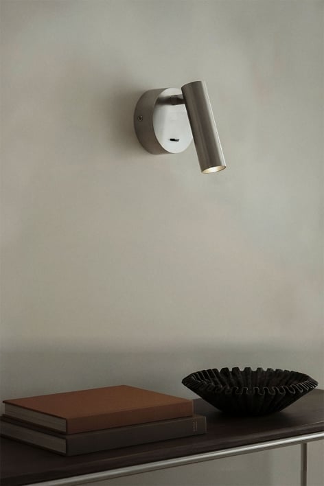 Aplique de pared LED orientable en aluminio Keyne