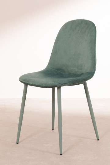 Silla de Comedor en Terciopelo Kana Colors - SKLUM