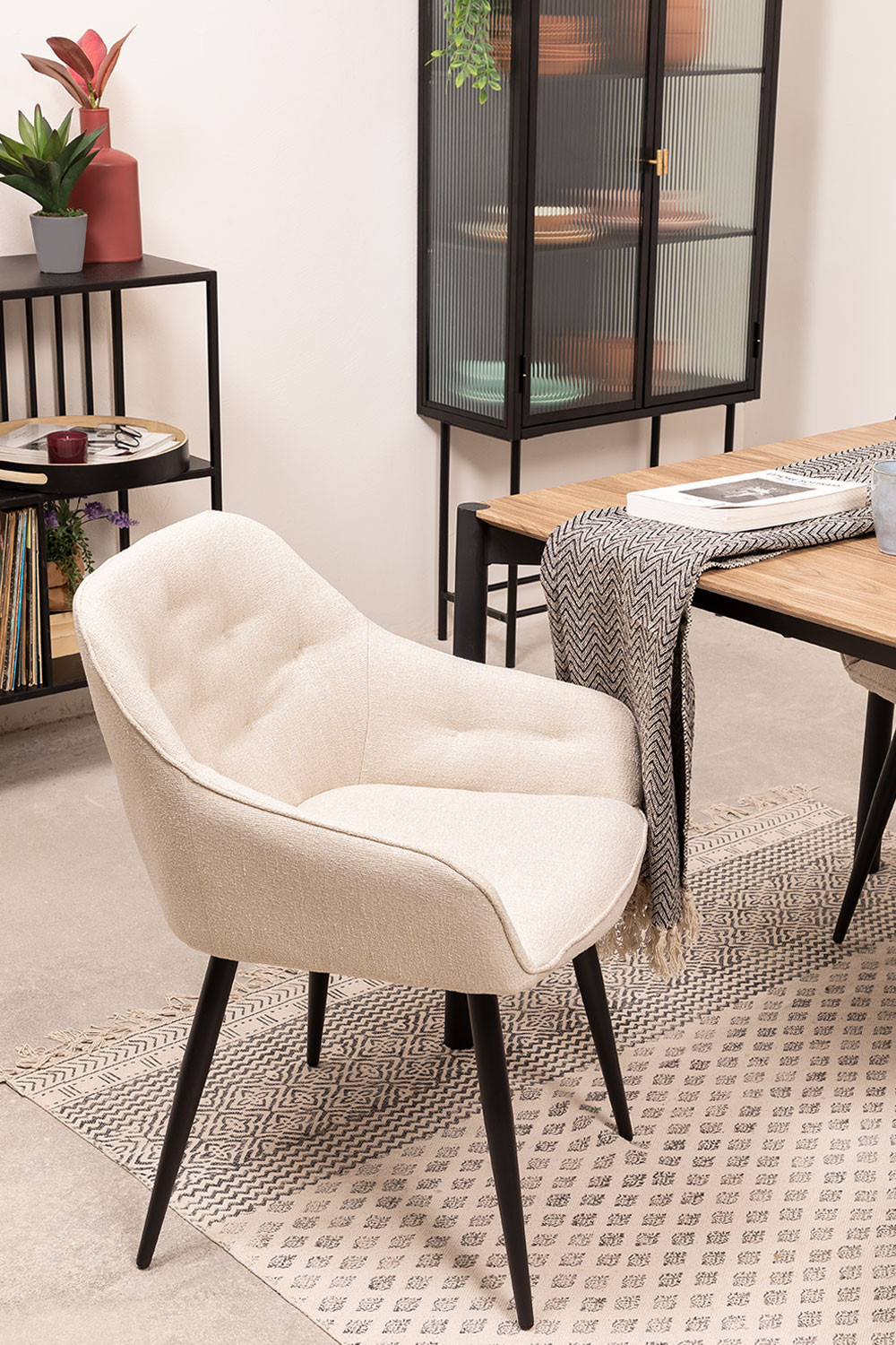 Silla de Comedor en Tela Zilen - SKLUM