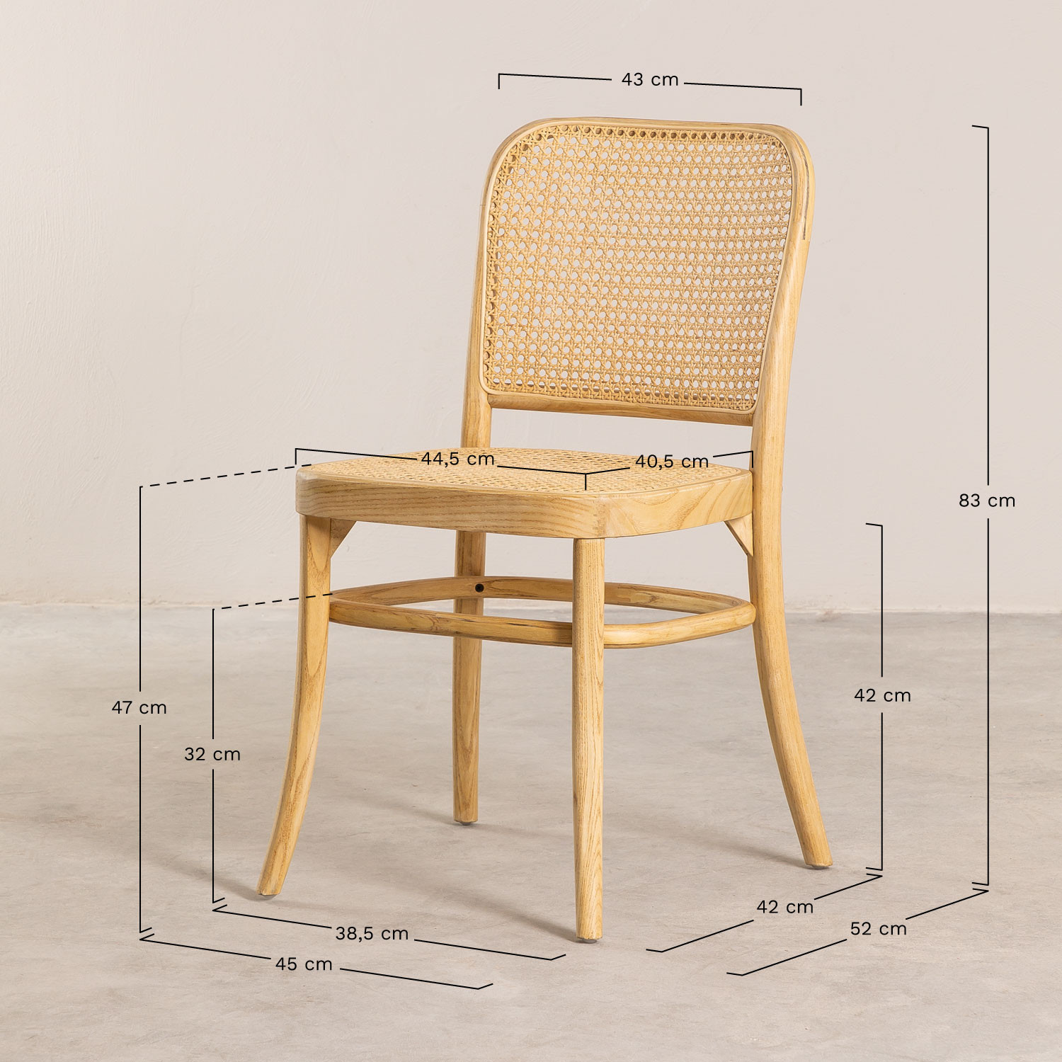 Silla de Comedor en Madera Sharla - SKLUM