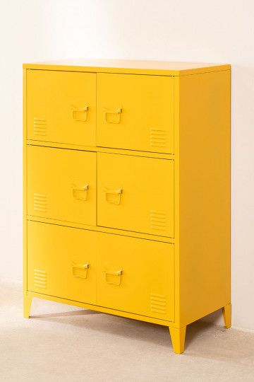 Armario Taquilla de 2 Puertas en Metal Pohpli - SKLUM