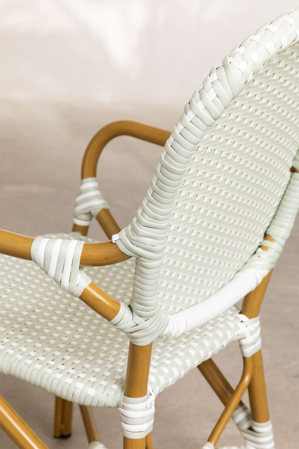 Silla de Jardín en Mimbre Sintético Alisa - SKLUM