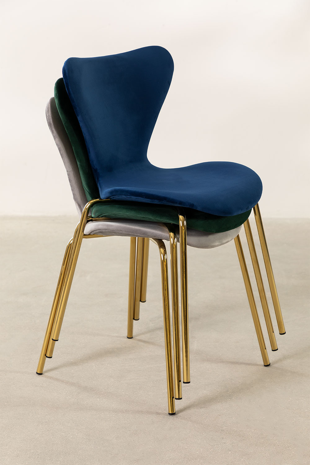 Silla de Comedor en Terciopelo Uit - SKLUM