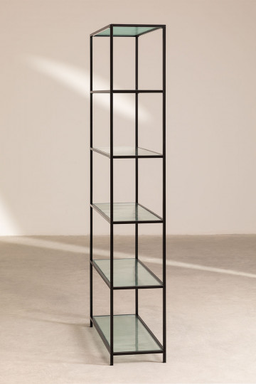 Estantería de Pared en Madera y Acero Arison - SKLUM