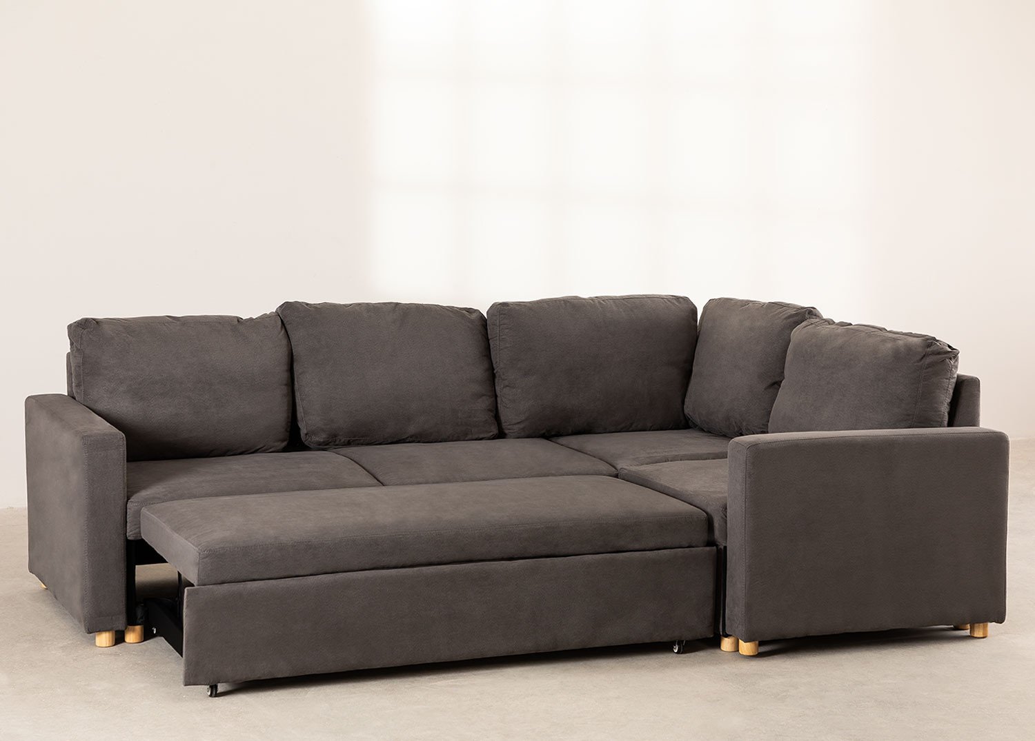 Sofá Cama Rinconera 3 Plazas en Tela Anders SKLUM