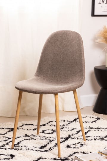 Silla de Oficina con Ruedas Metalizada Yäh - SKLUM