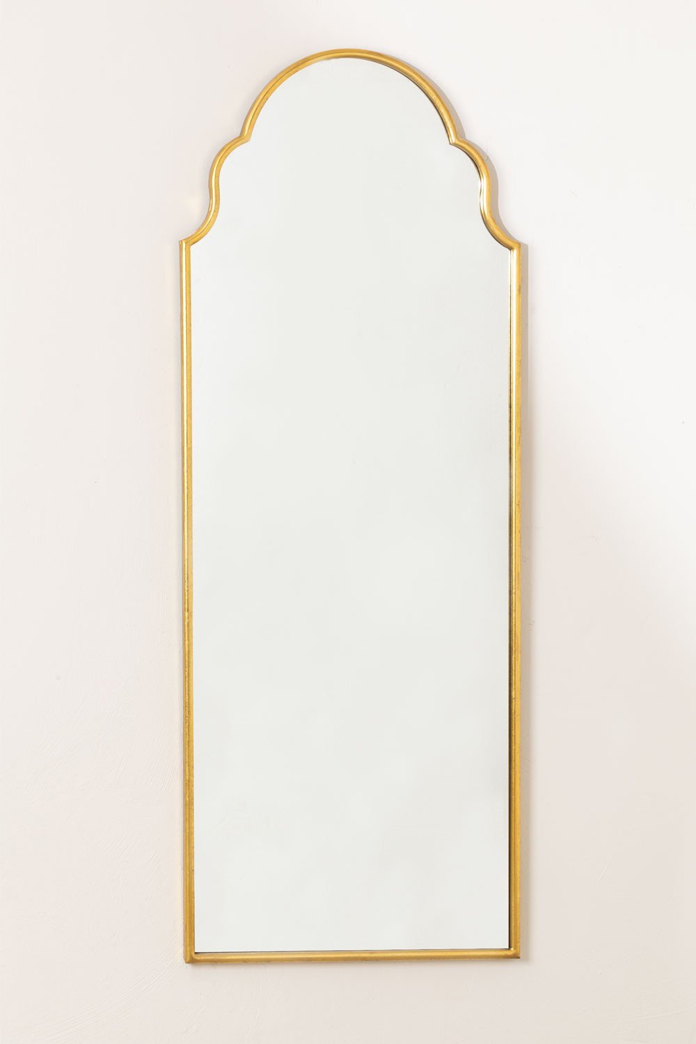 Espejo de Pared Ovalado en Metal Elsie Gold - SKLUM