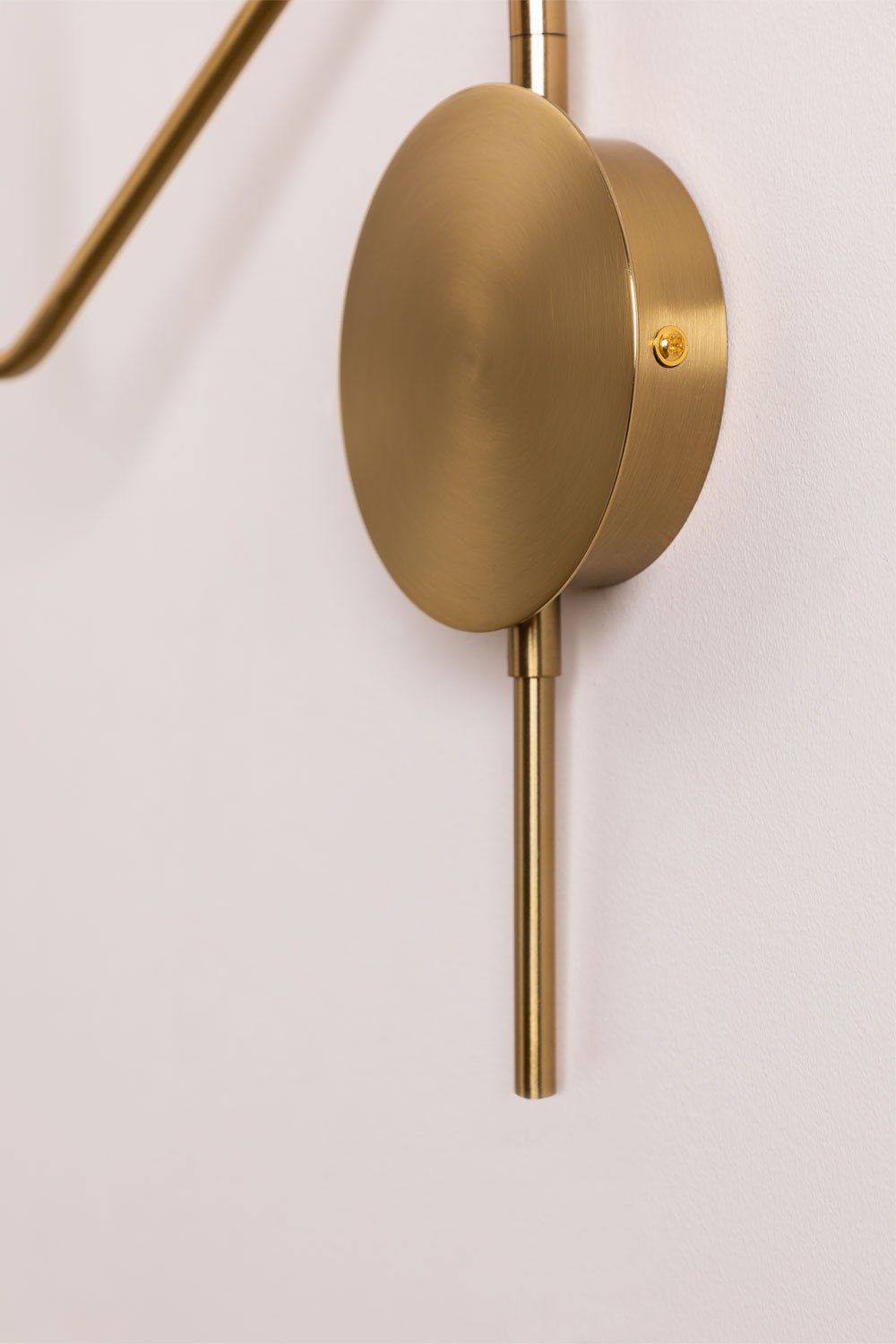 Aplique de pared direccionable metalizado en hierro Lizz    , imagen de galería 9