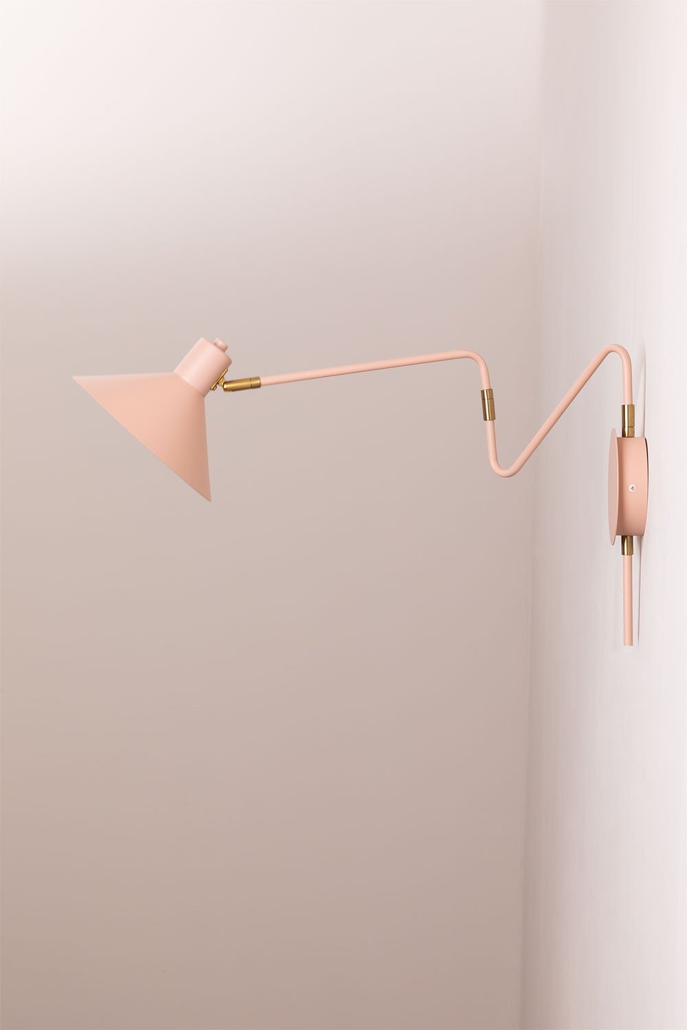 Aplique de pared direccionable en hierro Lizz, imagen de galería 5