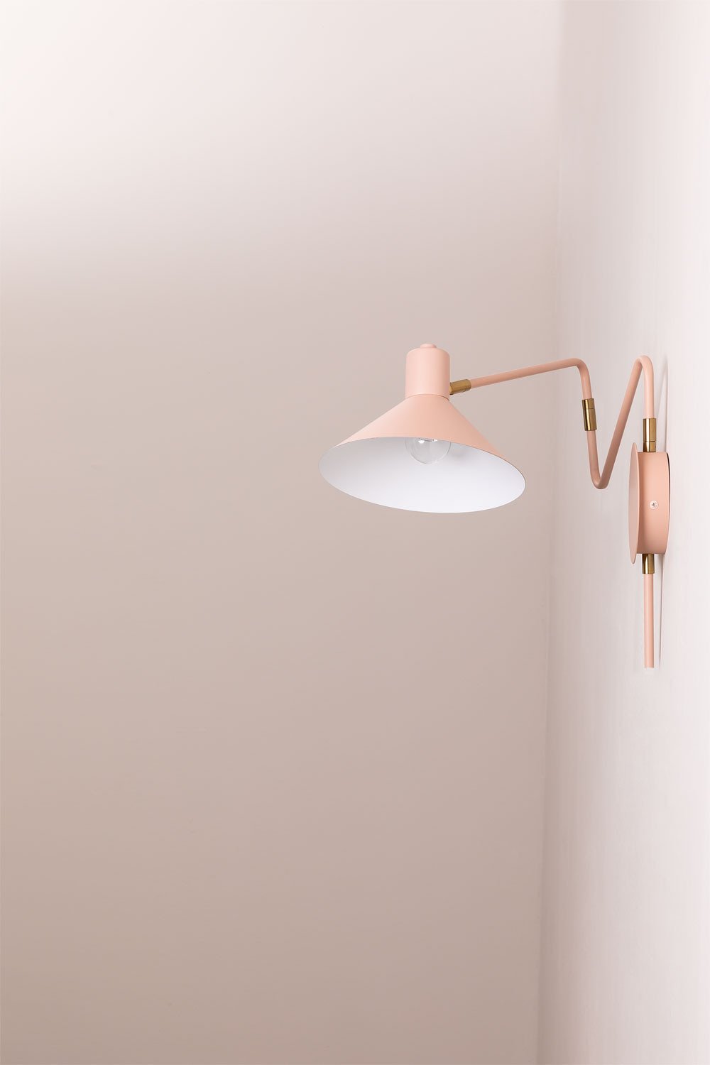 Aplique de pared direccionable en hierro Lizz, imagen de galería 6