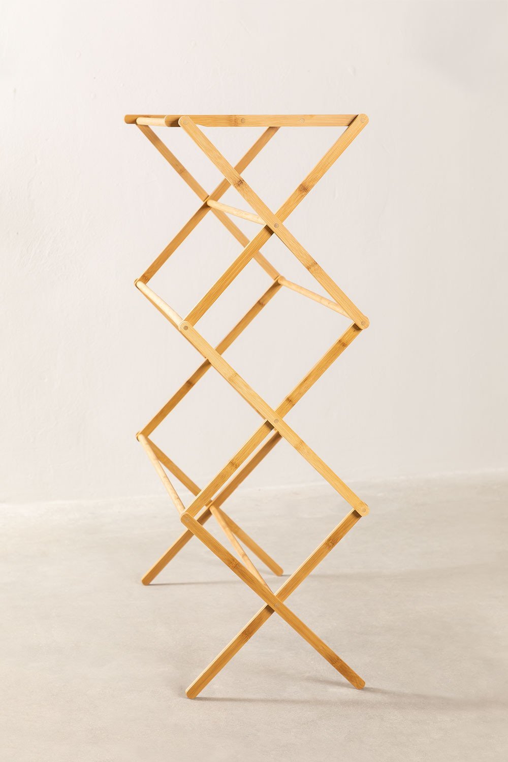 Tendedero Plegable Bambú 105 cm — Importadora USA