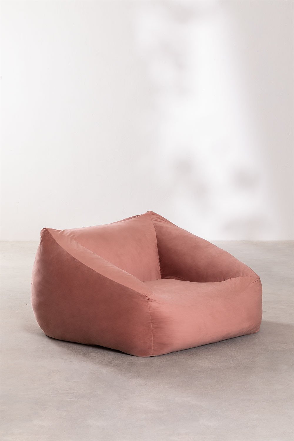 Puff sillon rosa