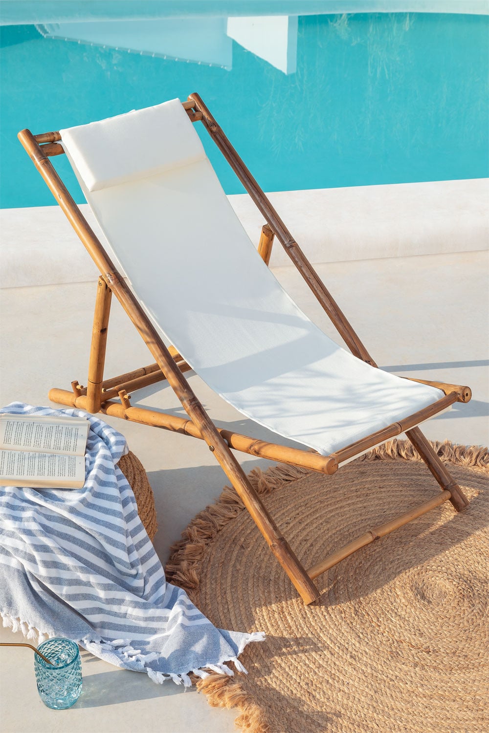 Hamaca de Jardín en Bambú Maroka Style - SKLUM