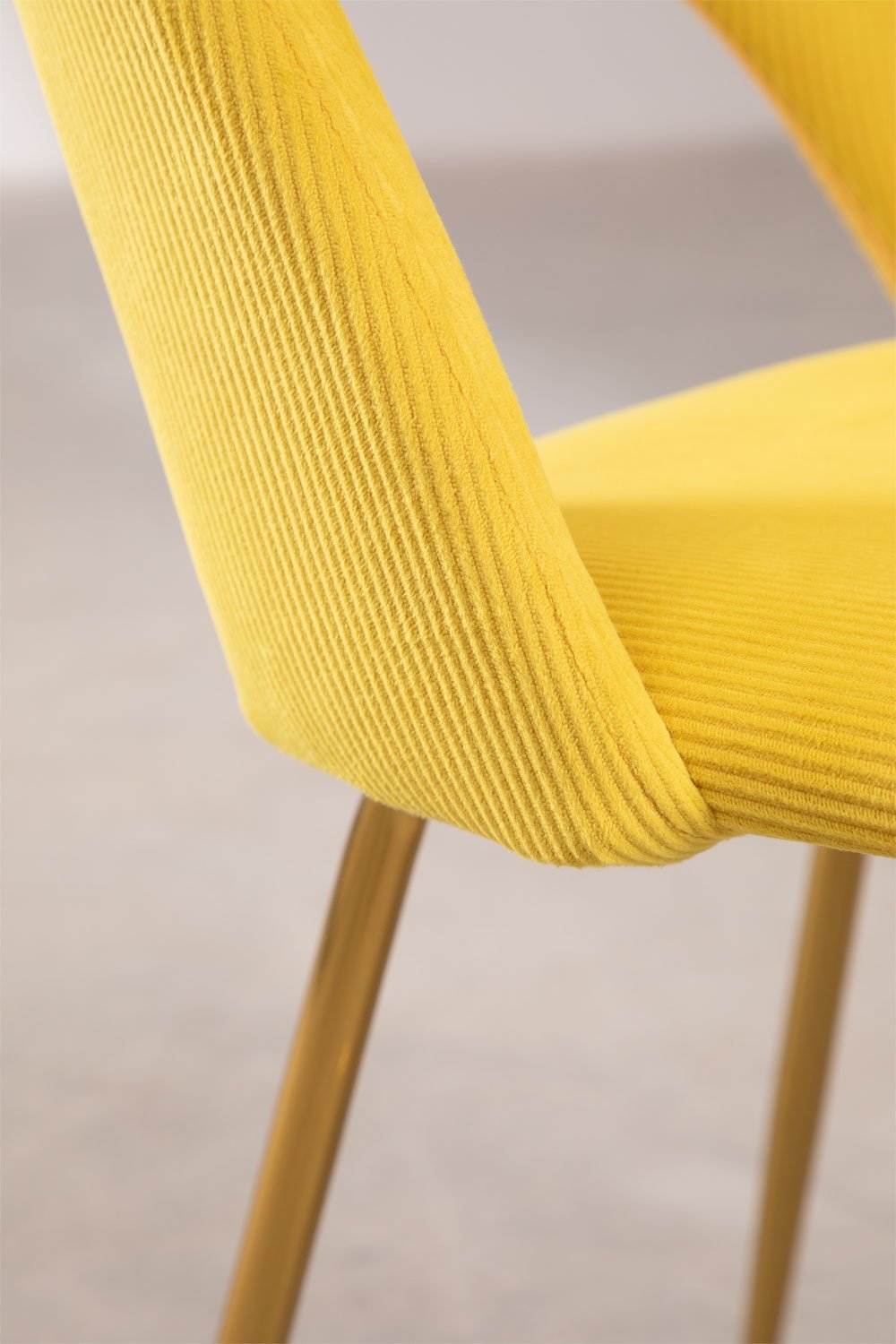 Silla de comedor en pana Glorys Style, imagen de galería 6