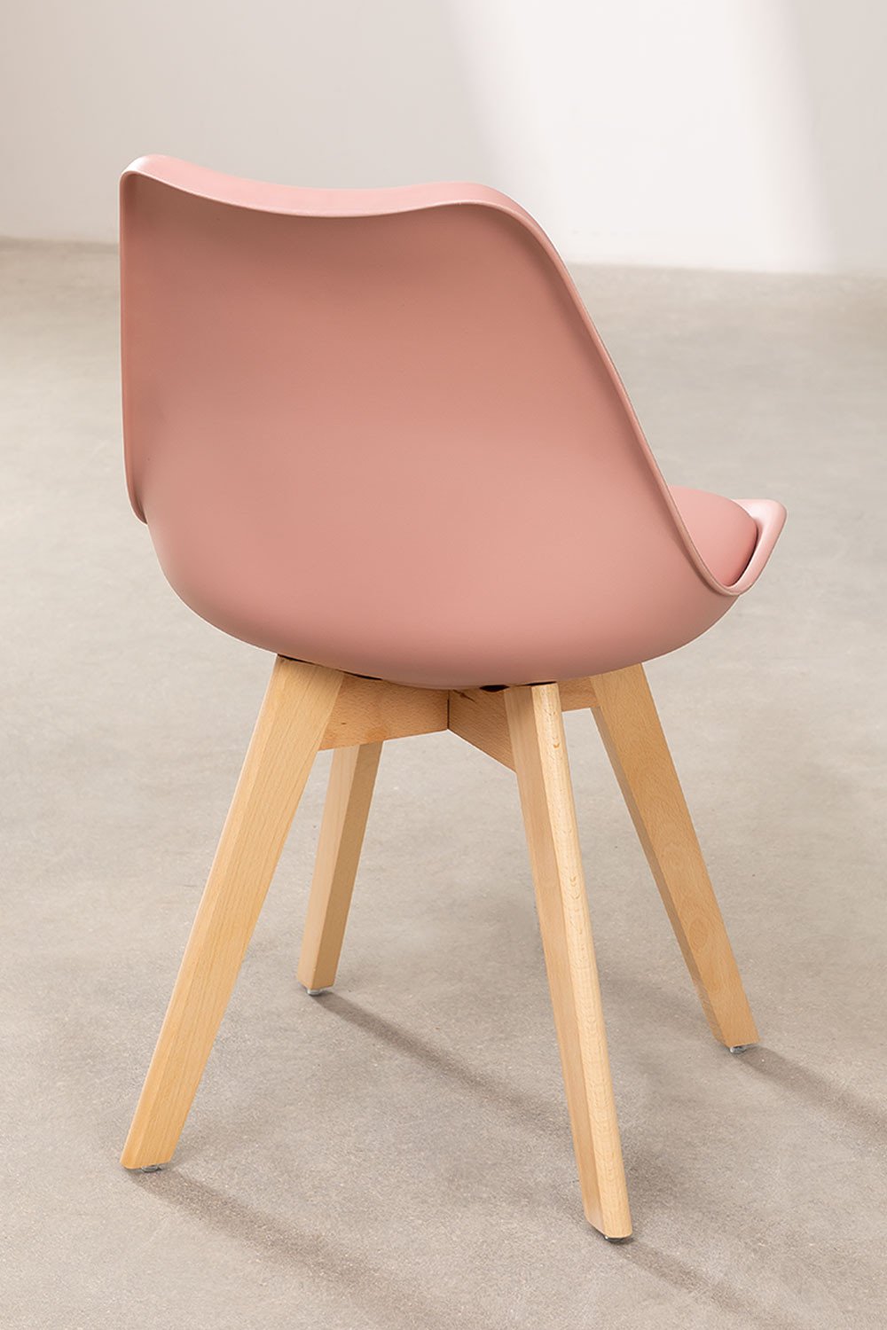 Silla de comedor en polipropileno y madera de haya Nordic , imagen de galería 4