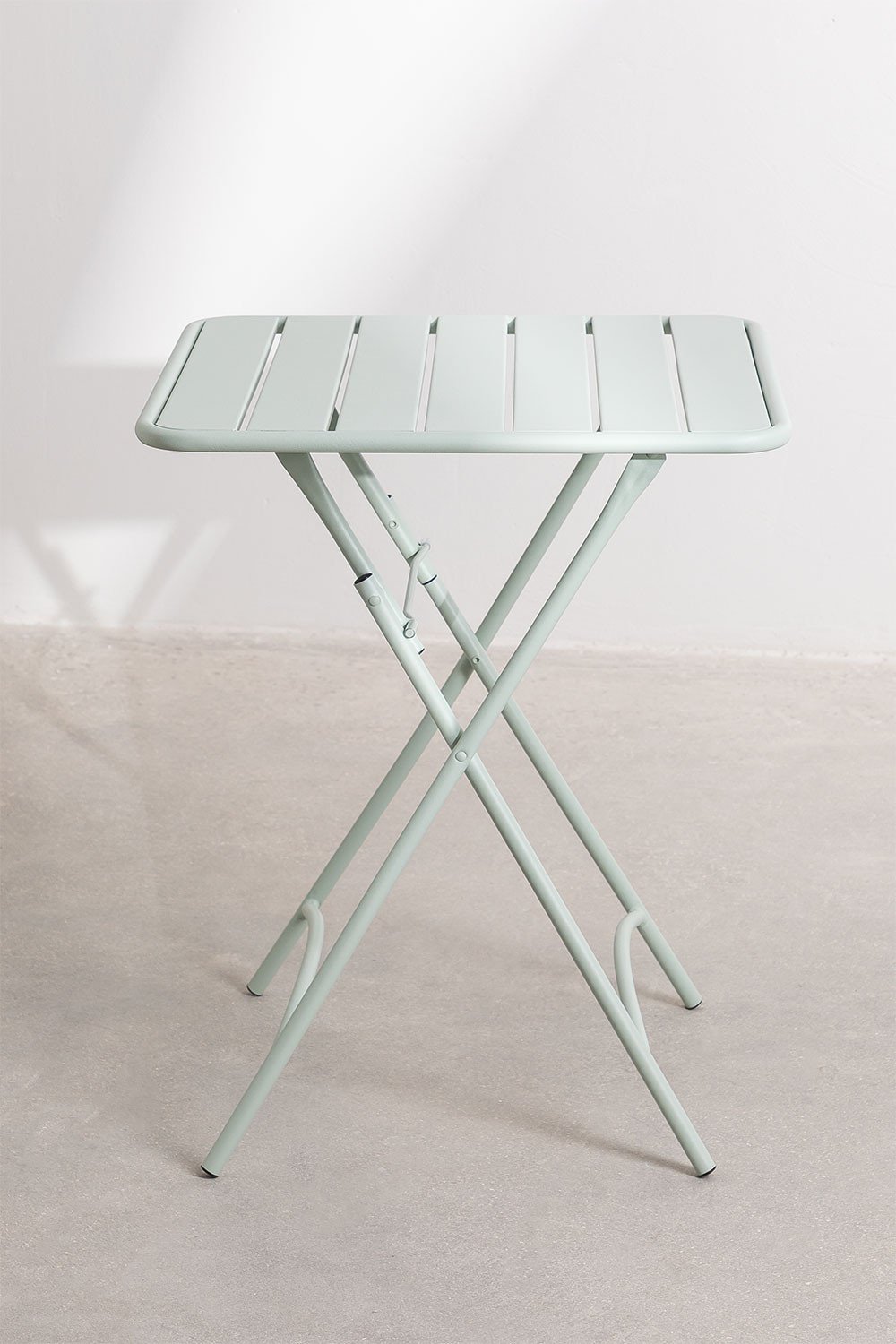 Mesa Plegable Cuadrada en Acero (60x60 cm) Janti, imagen de galería 2