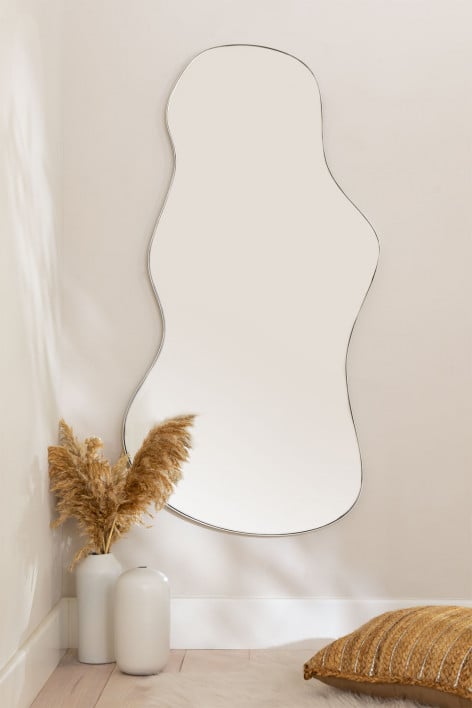 Espejo de Pared en Metal Efecto Ventana (180x59 cm) Paola L - SKLUM