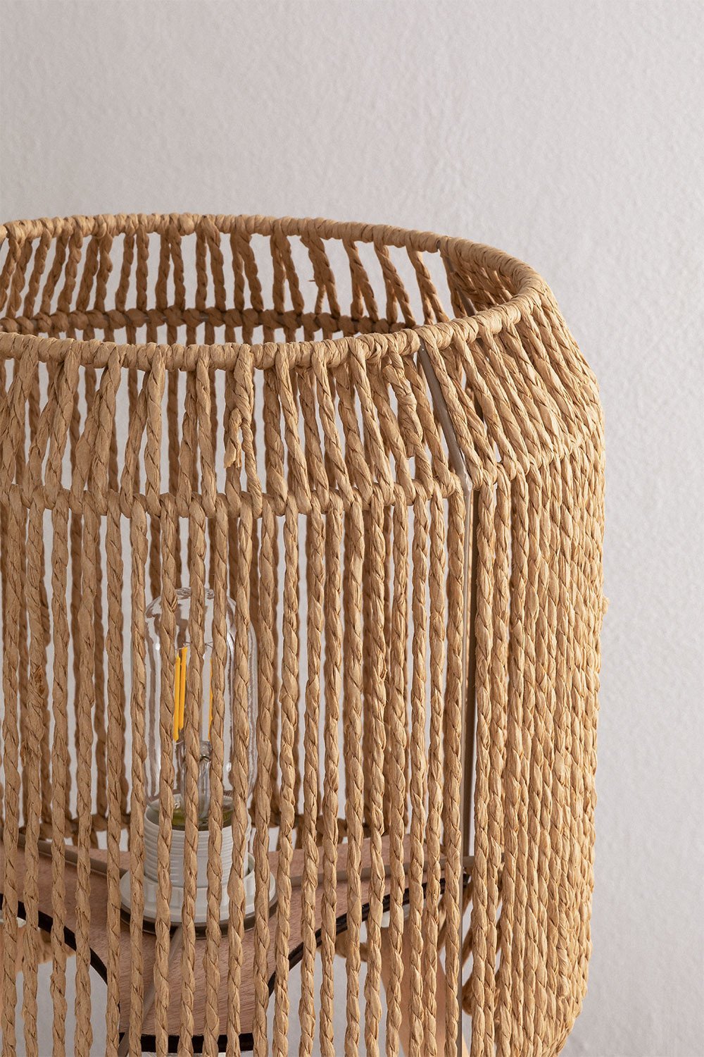 Lámpara de Mesa en Papel Trenzado Todh, imagen de galer&iacute;a 5