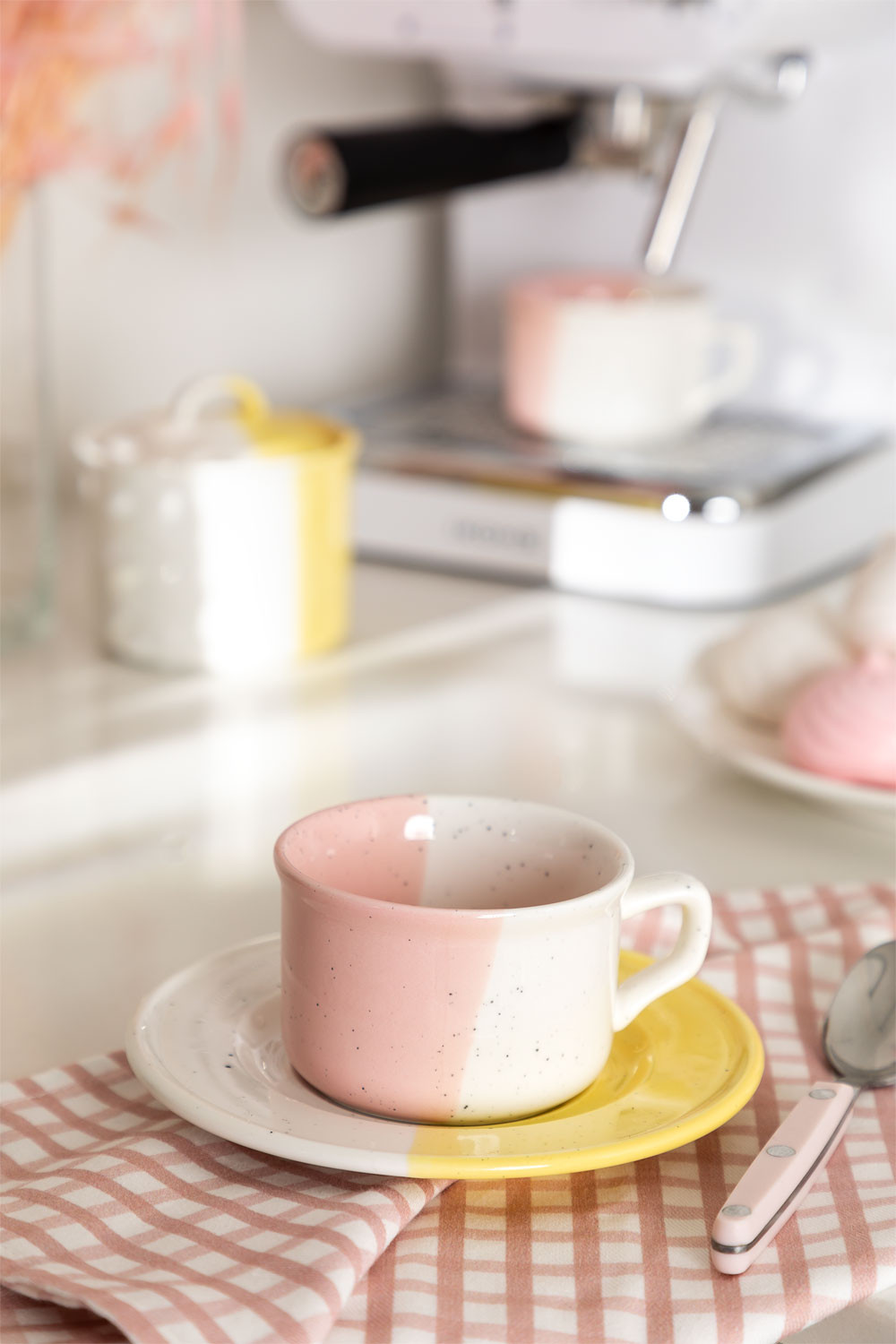 Set de 6 Tazas de Café con plato Tracya - SKLUM