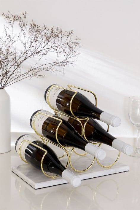 Botellero vino metálico Armario botellas metal Mueble botellero