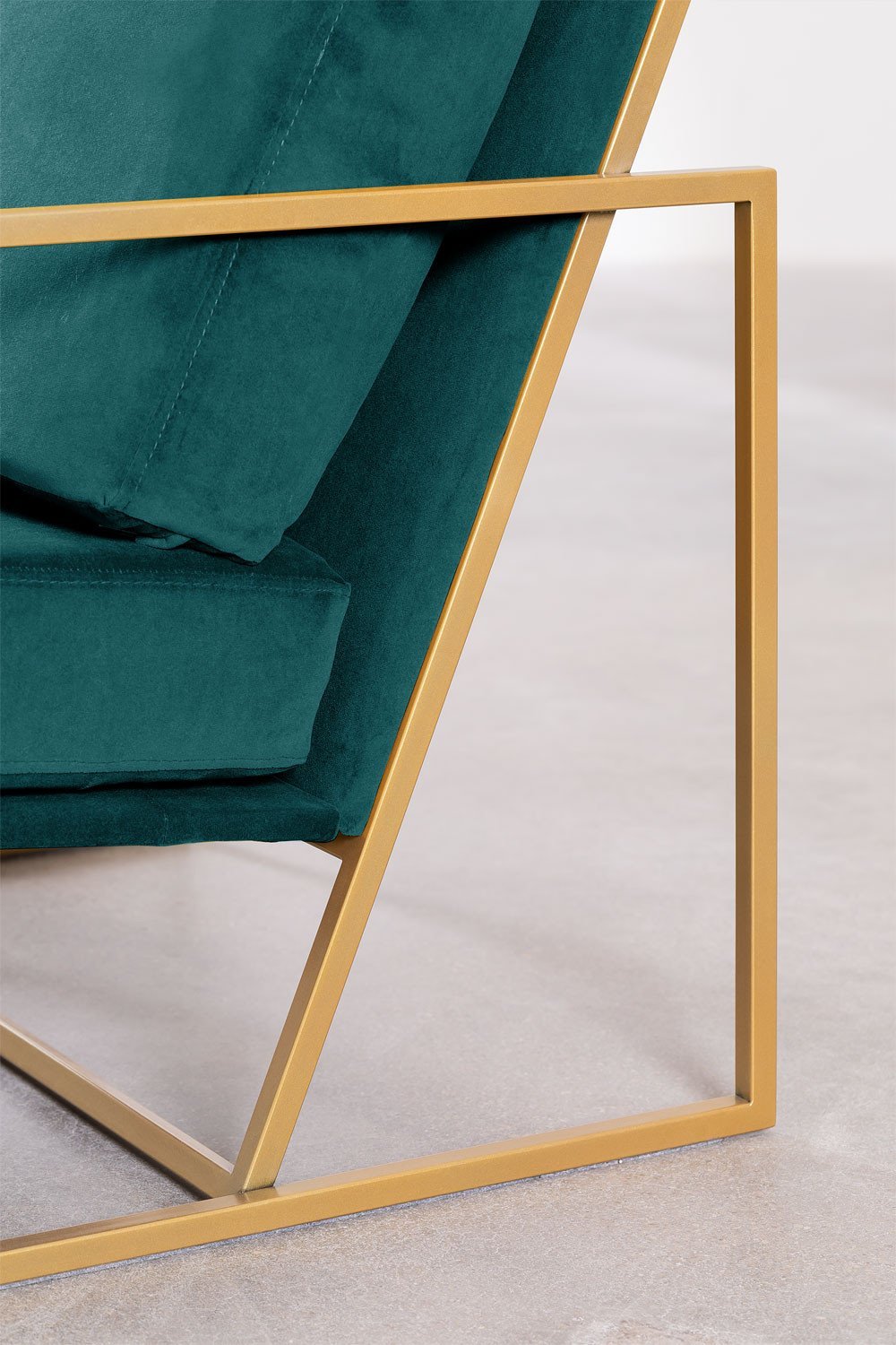 Sillón en terciopelo Nilo, imagen de galería 4