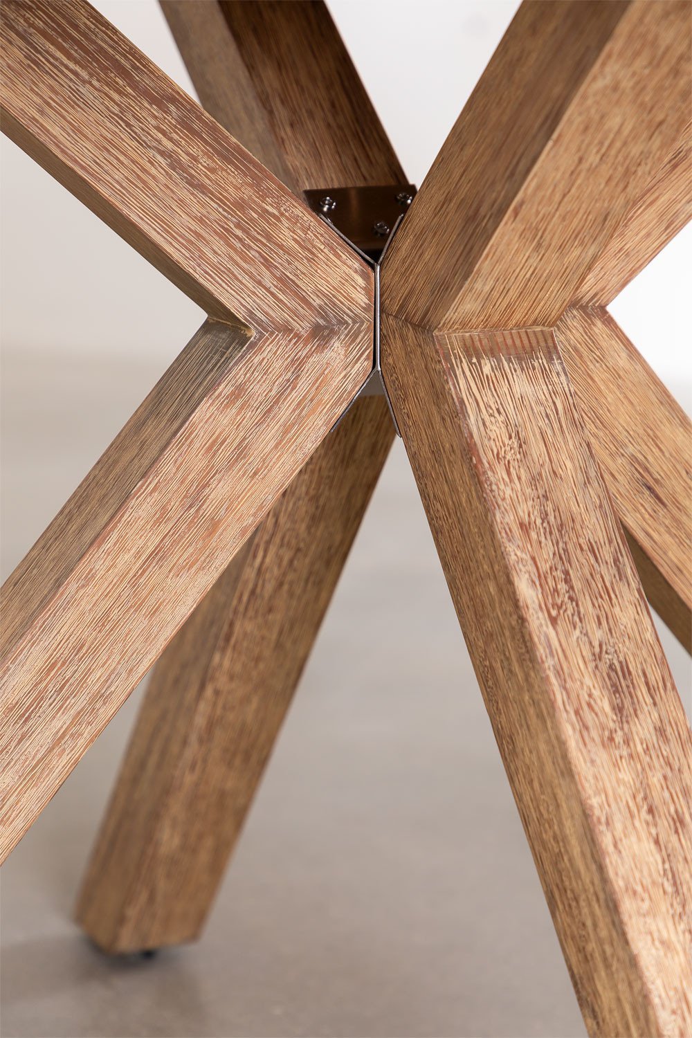 Mesa de comedor Ø120 cm redonda en madera Naele   , imagen de galería 6