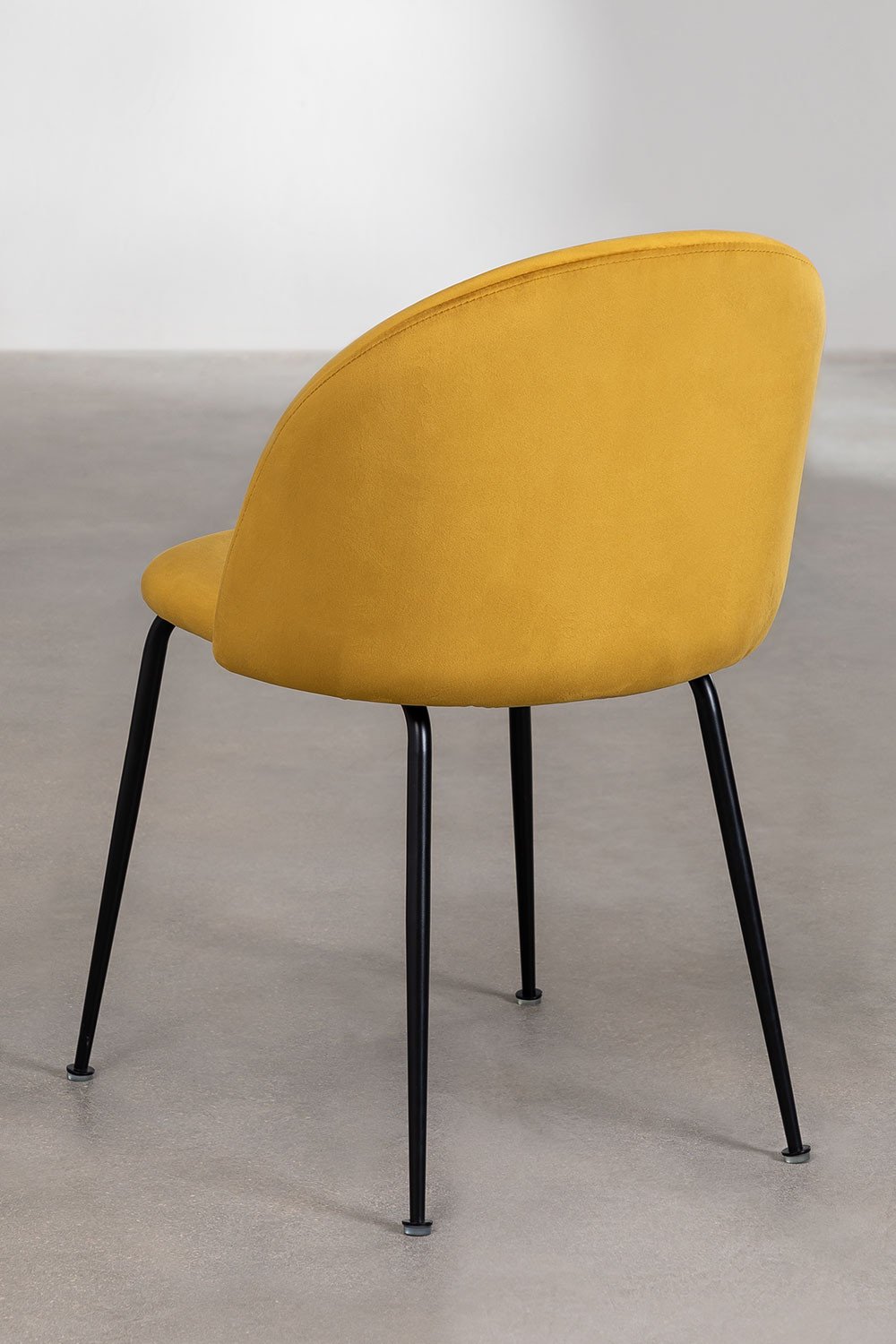 Silla de comedor en terciopelo Kana Design, imagen de galería 4