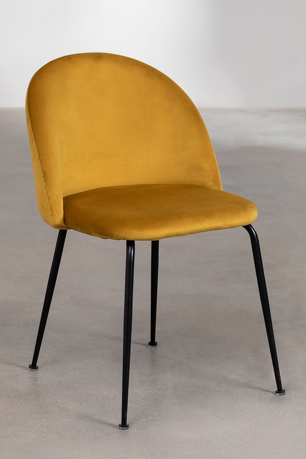 Pack de 4 Sillas de Comedor en Terciopelo Kana Design   , imagen de galería 2