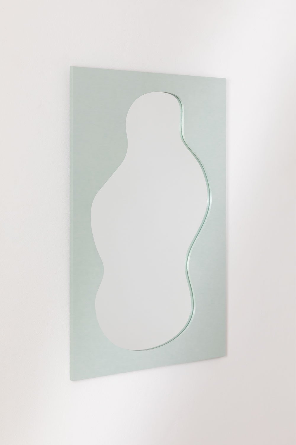 Espejo de Pared Rectangular con Balda en MDF (50x80 cm) Nurah - SKLUM