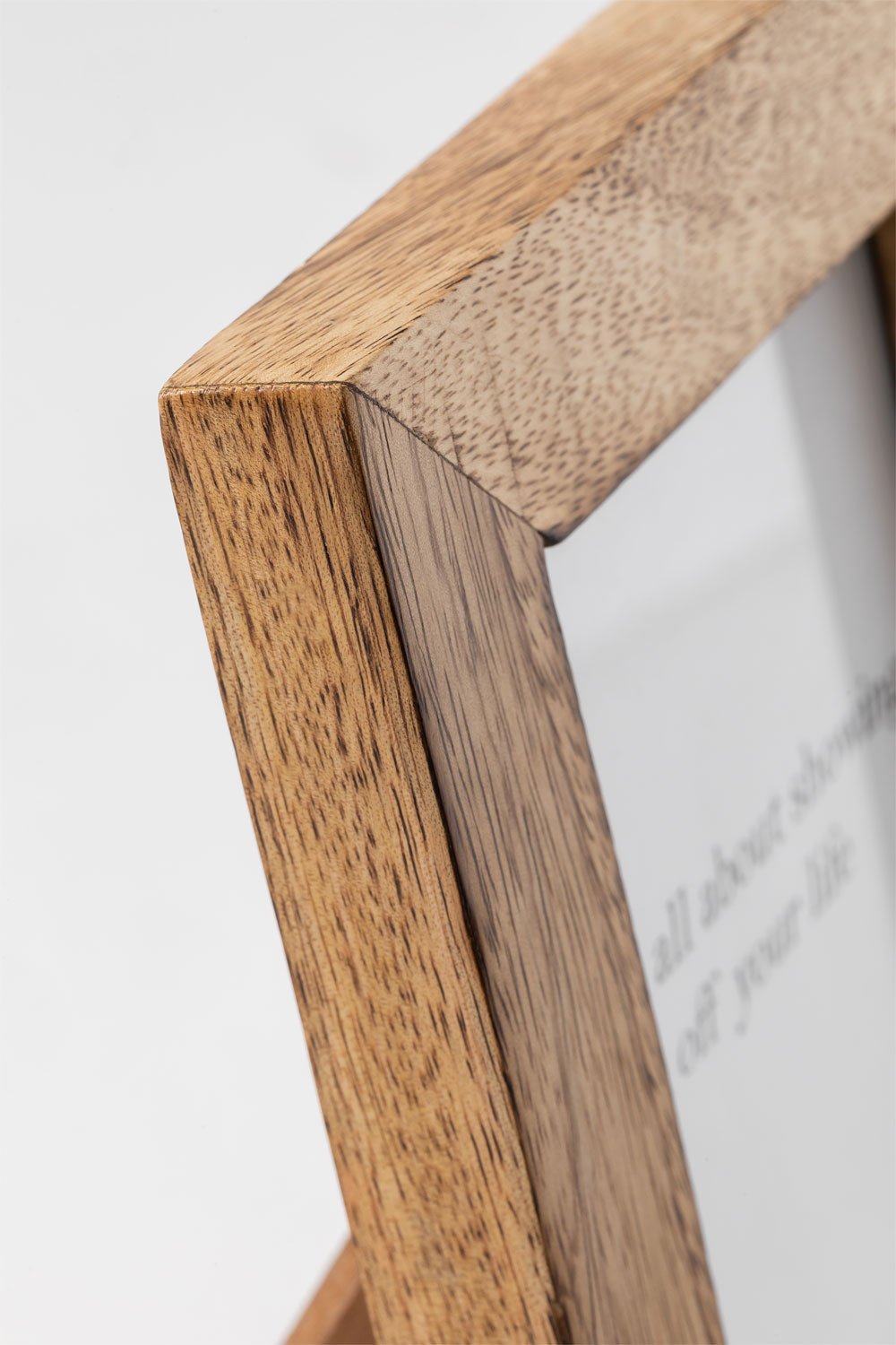 Marco de fotos en madera de mango Nerva      , imagen de galería 5