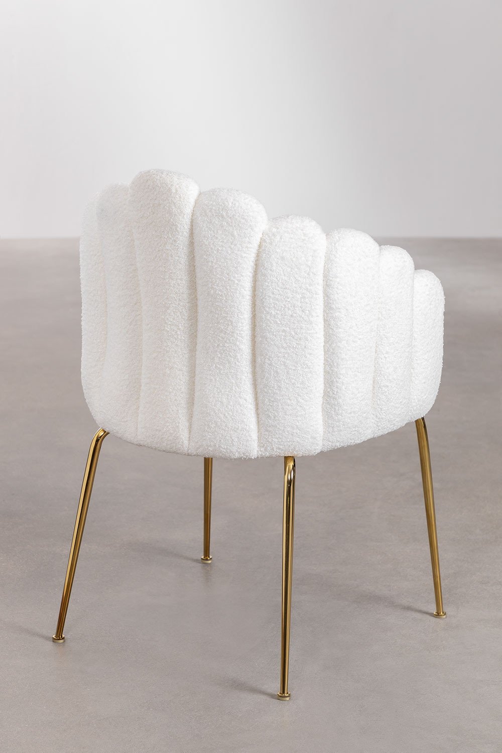 Silla de comedor en borreguito Markina, imagen de galería 4