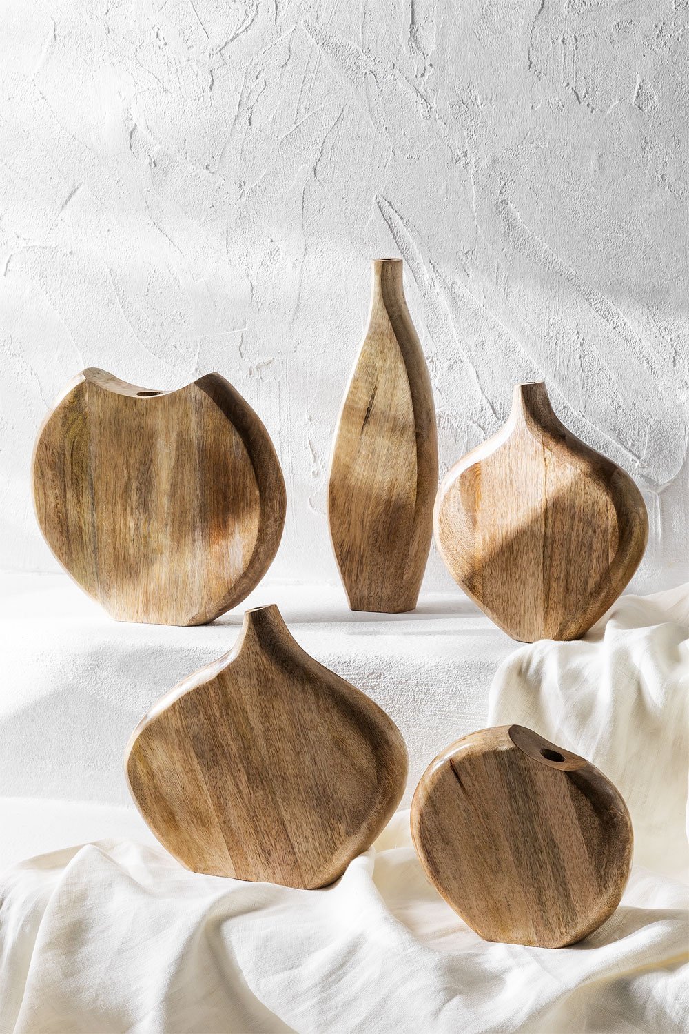 Jarrón en madera de mango Sikkim    , imagen de galería 9