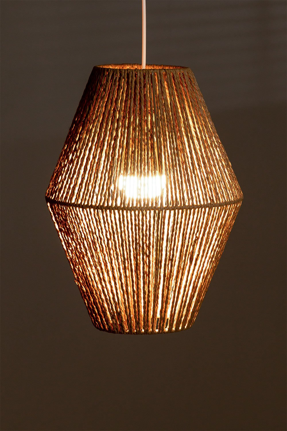 Lámpara de Techo para Exterior en Papel Trenzado (Ø29,5 cm) Sabar - SKLUM