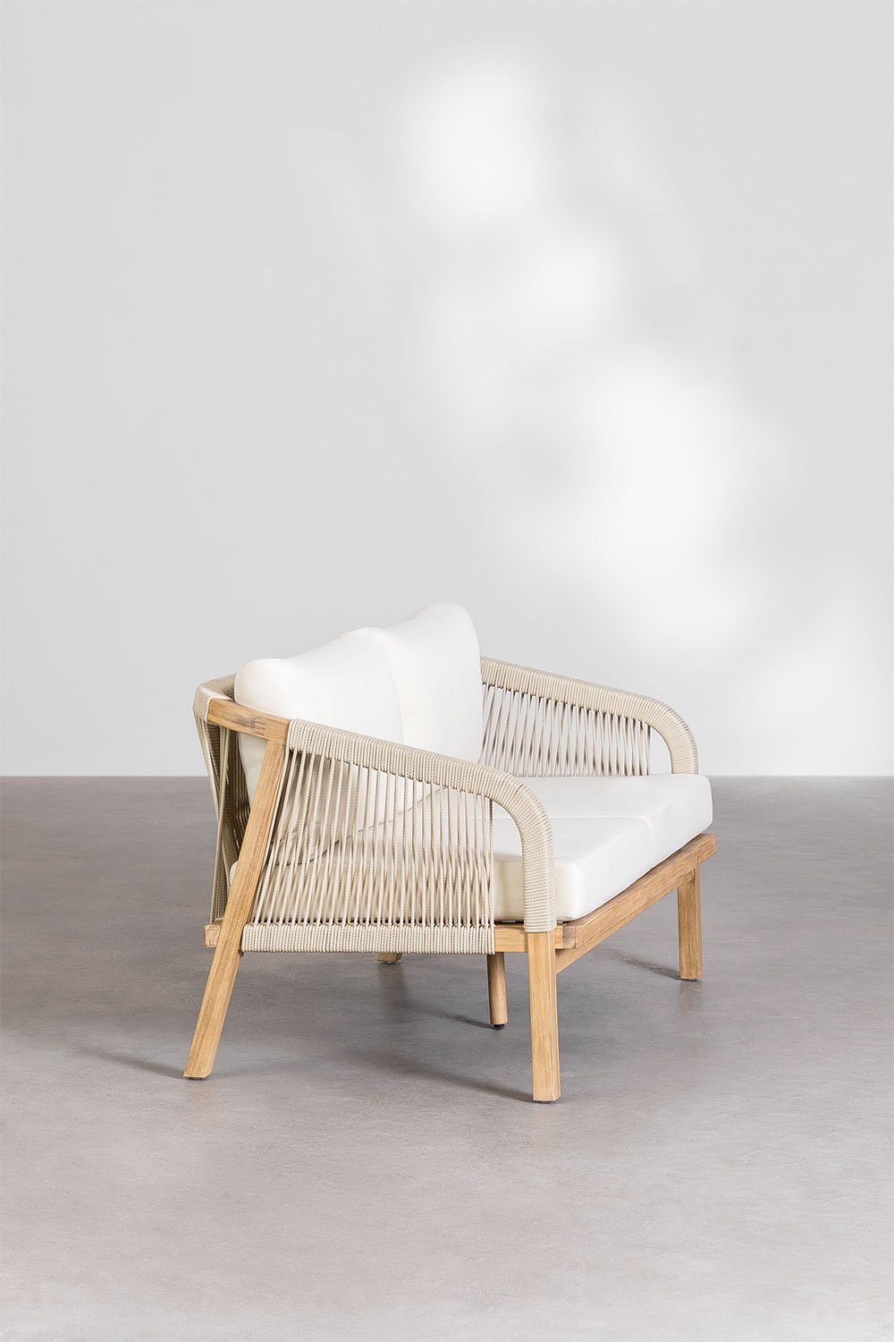 Sillón en Madera de Acacia Kaela - SKLUM