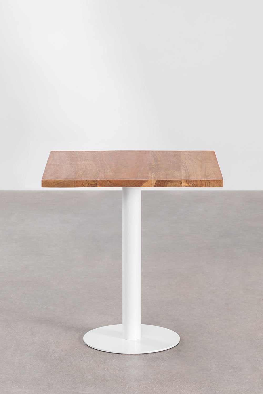 Mesa Bar Cuadrada en Madera de Acacia Macchiato  , imagen de galería 2