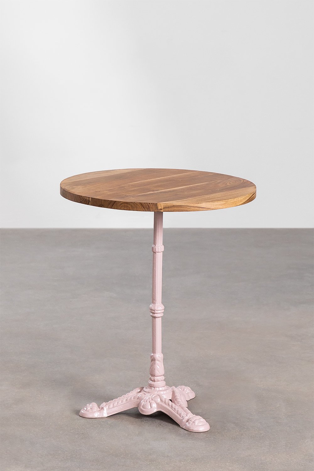 Mesa de Bar Redonda en Madera de Acacia Vienna , imagen de galería 1