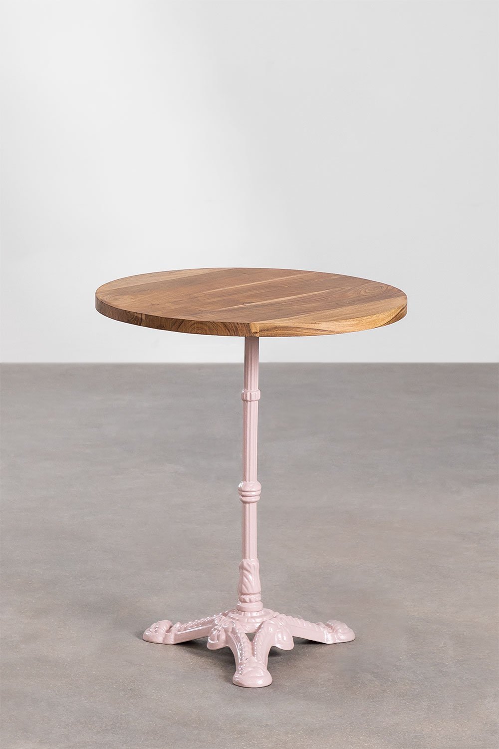 Mesa de Bar Redonda en Madera de Acacia Vienna , imagen de galería 2