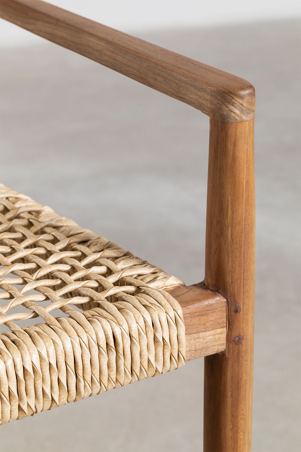  Taburete Alto en Madera de Teca 65cm Orebro , imagen de galería 6