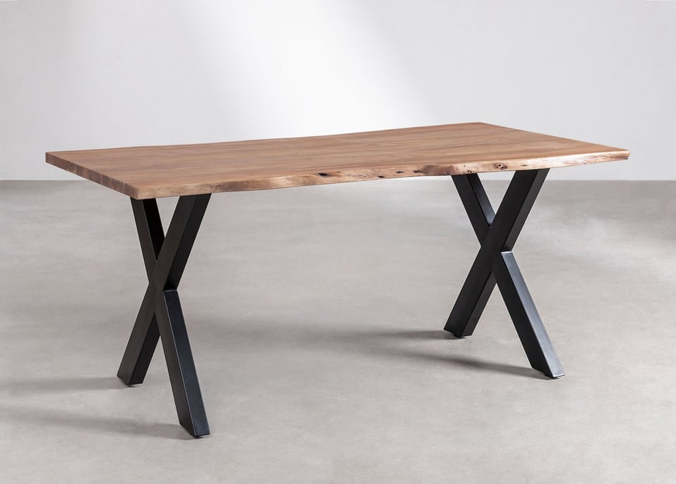 Mesa de Comedor Rectangular en Madera de Acacia (180x95 cm) Candans  