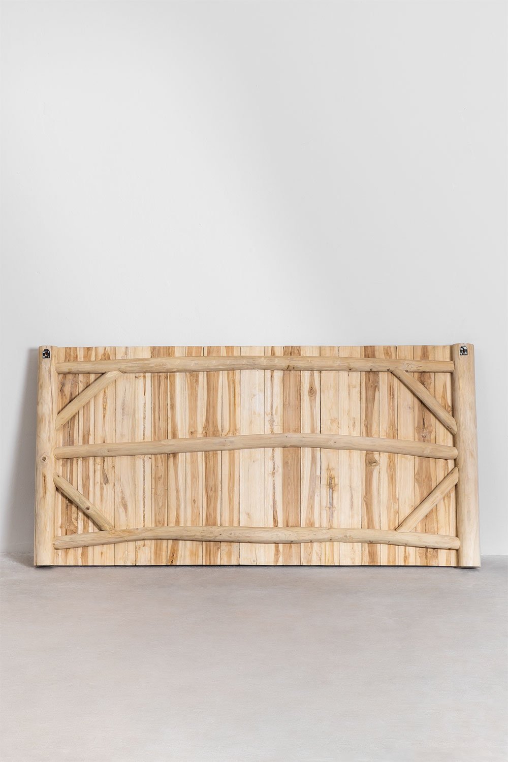 Cabecero de colgar madera maciza Natesa para colchón 150 cms