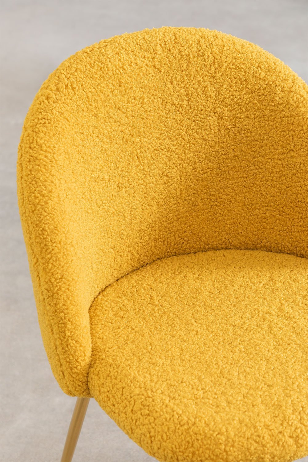 Silla de comedor en borreguito Kana Design, imagen de galería 5