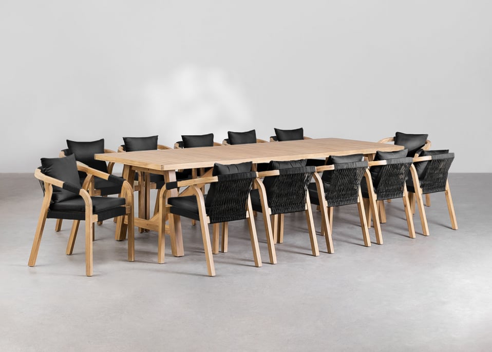 Conjunto mesas comedor y sillas - SKLUM